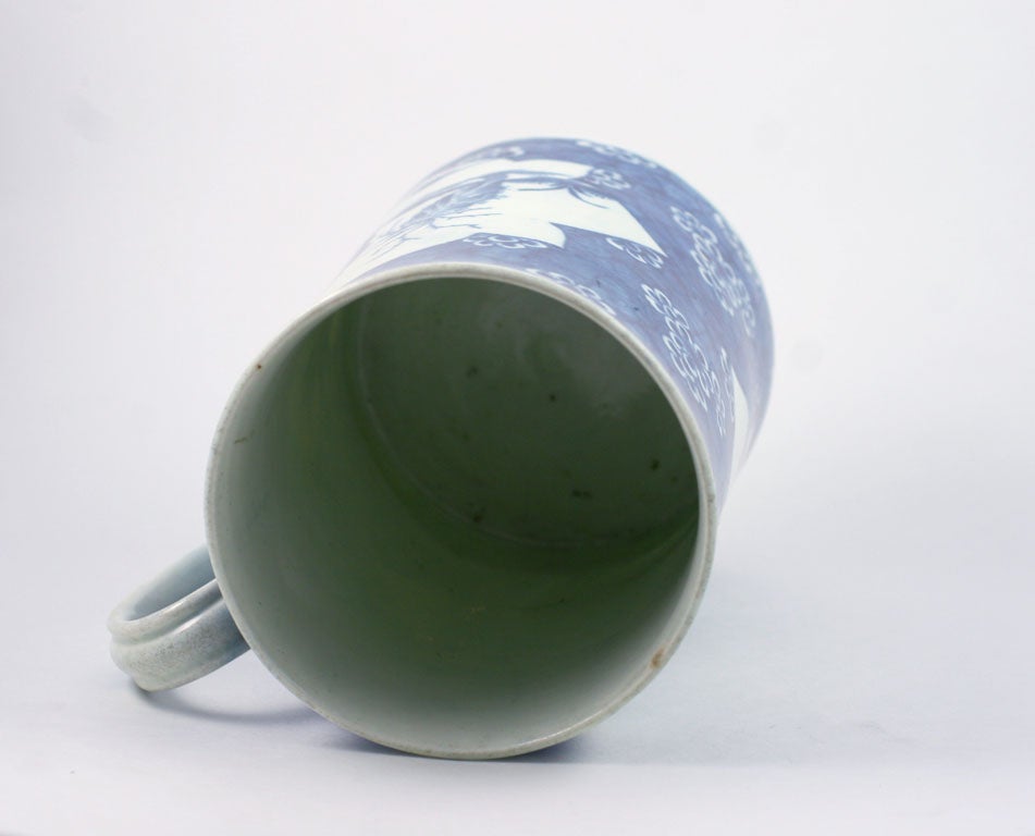 First Period Worcester Porcelain Tankard 4